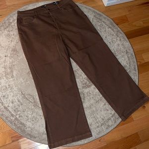 Brown Wide Legs Pants